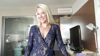 Világos Szőke milf mami alaposan meghágva