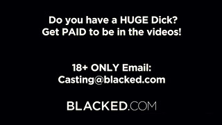 Blacked - Blake Blossom élvezi a hatalmas néger dákót