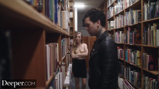 Deeper - Karla Kush a könyvtárban szexel
