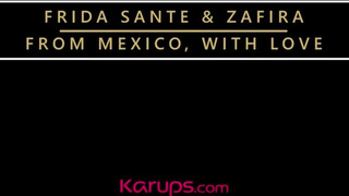 Karups - Frida Sante és Zafira szopják egymást