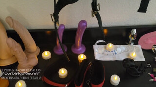 ourdirtylilsecret - Fiatal kiscsaj dildót baszik a pasija fenekébe