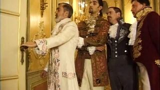 La Maschera di Ferro legelső epizód retro pornó Chris Charming hatalmas farkával és pici cickós hölgyemény análjával