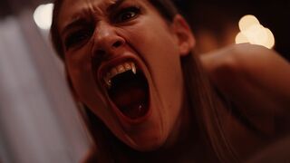 Sötét Vágyak Kastélya - Vampired Csábításában Egy Szexy Világos Szőke Úrnő és Egy Szemérmes Kisasszony Tiffany Tatummal és Leana Lovings-szal